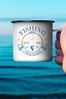 Personalised Fishing Club Enamel Mug by Signature Gifts