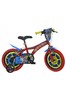 E-Bikes Direct BlueRedYellow Dino Paw Patrol Kids Bike with Stabilisers - 14 Inch Mag Wheels