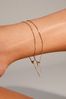 PILGRIM Gold Plated Pallas Ankle chain