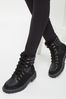 Lipsy Black Lace Up Hiker Ankle Boot