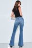 Lipsy Blue Mid Rise Chloe Flare Jeanss
