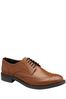 Frank Wright Brown Mens Leather Brogue Shoes