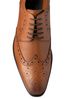 Frank Wright Brown Mens Leather Brogue Shoes