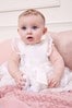 Lipsy Ivory Baby Lace Frill Christening Dress
