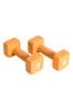 Pure 2 Improve Orange Neoprene Coated Dumbbells Set of 2  4kg