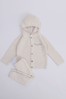 Personalised 2 Piece Oatmeal Knitted Baby Outfit Set with Luxury Gift Box by My 1st Years
