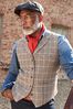 Joe Browns Brown Confidently Cool Check Waistcoat