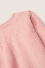 Victoria's Secret PINK Sherpa Campus Crew and Classic Pant Gift Set