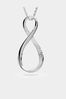 Swarovski Silver Infinity Necklace