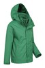 Mountain Warehouse Dark Green Fell Kids 3 in 1 Water Resistant Jacket