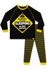 Harry Bear Black/Yellow Sleep Long Sleeved Pyjama Set