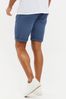 Threadbare Blue Cotton Chino Sport-Shorts Shorts
