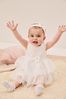 Lipsy White Baby Tutu Tulle Dress