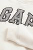 Gap Cream Relaxed Original Logo Sweatshirt