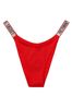 Victoria's Secret Shine Strap Brazilian Swim Bikini Bottom