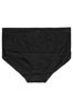 Yours Black 5 Pack Pinstripe Full Briefs