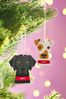 Personalised Dog Christmas Tree Decoration by Oakdene Designs