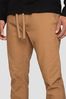 Threadbare Brown Cuffed Casual Trousers