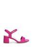 Linzi Pink Darcie Barely There Block Heeled Cricket Sandal