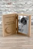 Personalised Christening/Baptism Engraved Wooden Photo  Frame by Izzy Rose
