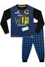 Harry Bear Black/Blue Wifi Long Sleeved Pyjama Set