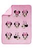 Jay Franco Pink Minnie Mouse Disney Silk Touch Throw - 130X150Cm