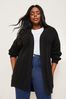Lipsy Black Curve Mixed Cable Cardigan