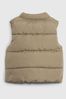 Gap Brown Recycled Utility Puffer Gilet
