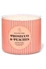 Bath & Body Works Prosecco  Peaches Prosecco & Peaches 3-Wick Candle 14.5 oz / 411 g