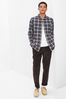 Gap Black and White Check Tartan Long Sleeve Shirt