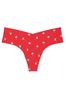 Victoria's Secret Pink Wild Strawberry Thong No-Show Knickers