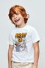 All + Every White Tom and Jerry Halloween Pumpkin Boom Kids T-Shirt