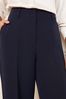 Love & Roses Navy High Waist Wide Leg Tailored Trousers