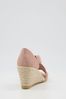 Office Nude Crossover Strap Wedge Espadrille