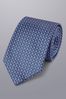 Charles Tyrwhitt Ocean Blue Mini Medallion Silk Stain Resistant Tie