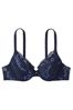 Buy Victoria's Secret Noir Navy Lace Lightly Lined Full Cup Bra