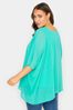 Yours Curve Green London Cape Blouse