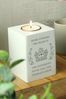 Personalised Home Sweet Home Wooden Tealight Holder by PMC