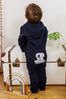 Personalised Organic Onesie with Cute Dog on the Reverse by Percy & Nell