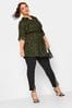 Yours Curve Green Utility Tunic