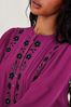 Monsoon Pink Embroidered Tunic Dress