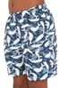 Zoggs Boys Blue Sea Print 15 inch Shorts Eco Fabric Swimwear