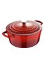 Bergner Red Enamel Cast Iron 5.7L Casserole with Lid