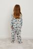 Personalised HA Mini Girls Satin Long Sleeve Pyjama Set by HA Design