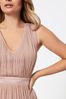 Anaya With Love Light Pink Bow Back Wide Strap Maxi Dress