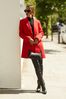 Friends Like These Lipstick Red Tailored Button Coat