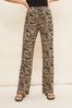 Jeans skinny D-Amny Blu Black and White Spot Jersey Wide Leg Trousers