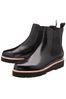 Ravel Black Flat Pull-On Ankle Boots