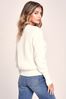 Lipsy Ivory Petite Knitted Cable Button Through Cardigan