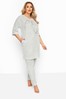 Yours Curve Grey Chill Out Loungewear Lounge Top